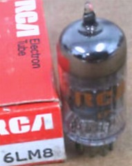 6LM8 TUBE RCA NIB TESTED & BOXED VINTAGE COMMERCIAL SURPLUS