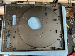 Pioneer PL-255 PL-115D Vintage Turntable parts Original Top plate