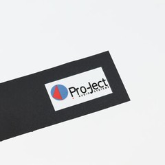 Pro-Ject Turntable logo badge Sticker Decal waterproof 31mm(1.22&Prime;)X16mm(0.63&Prime;)
