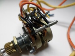 PIONEER RT-1020L MIC LINE Right Potentiometer POT Switch