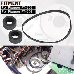 For PIONEER RT-909 RT-901 REEL TO REEL PINCH ROLLER TIRES & 1 CAPSTAN BELT KIT