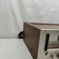 SANYO JCX 2100K Vintage Stereo Receiver Silver Face Classic Amber Parts only