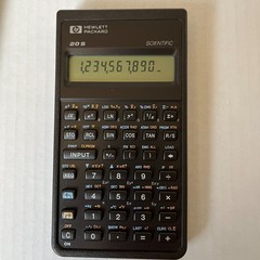 Hewlett Packard HP 20S Scientific Calculator with Slip Case Used Tested Working