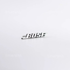 For BOSE Aluminum Logo Badge Replacement Piece 44mm x 5mm 2PCS
