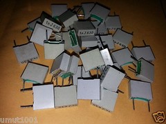 40PCS NOS 1nF 630V 0.001uF 630V 7.5mm MKT MADE IN EUROPE CAPS FOR AUDIO !