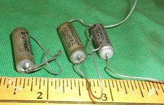 (3) SPRAGUE Vitamin Q .02uF 200 & 600VDC Mil Spec Cap NOS Test OK!