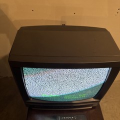 VINTAGE SHARP Linytron 13C-M100 13&Prime; ANALOG CRT COLOR TV Gaming 1993 W/ Remote