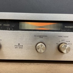 Vintage Pioneer SR-202 Reverberation Amplifier Analog Hi-Fi 1970s Stereo Japan