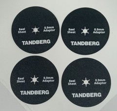 Four Tandberg – REEL TO REEL Adjusting Sheet Spacers Adaptors 0.9mm – New
