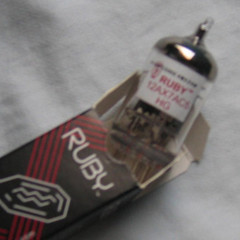 ruby vacuum tube ((12ax7)… free shipping)