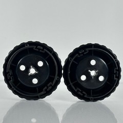 Rare Original Genuine Technics Reel NAB Hub Adapters Hold Down (Pair)