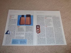 OHM Walsh 4 Speaker Review,1984,2 pgs, Full Test, RARE!