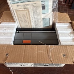 Brand New General Electric Am/Fm, Eight Track Stereo With Two Foreign Speakers.