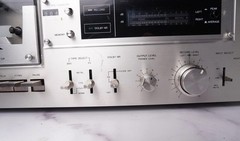 Vintage Project/One FLD-4050 Stereo Cassette Deck Silver Face Tested Works Japan