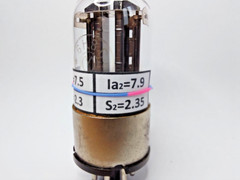 1x 6N8S / 6H8C / 6SN7GT / 6N8P MELZ factory 1955s Metal Base TUBE NEW NOS