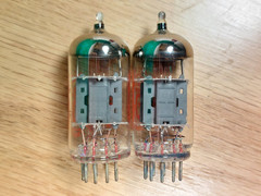 Pair of Tungsram (GT label) 12AX7 ECC83 Vacuum Tubes #1