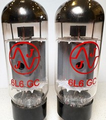 Pair of JJ 6L6 GC Power Amp Vacuum Tube Set 6L6GC
