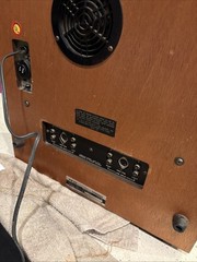 Akai 1730D-SS Quad Reel to Reel w/ Wood Case – Powers On – Spins Needs Service