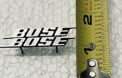 Bose Original Speaker Badge/Logo (Pair) – metal w/pin back