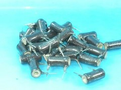 NOS OHMITE 5874 5WB51 5% 400 OHM WIRE WOUND RESISTOR PRESCION CATHODE QTY (25)