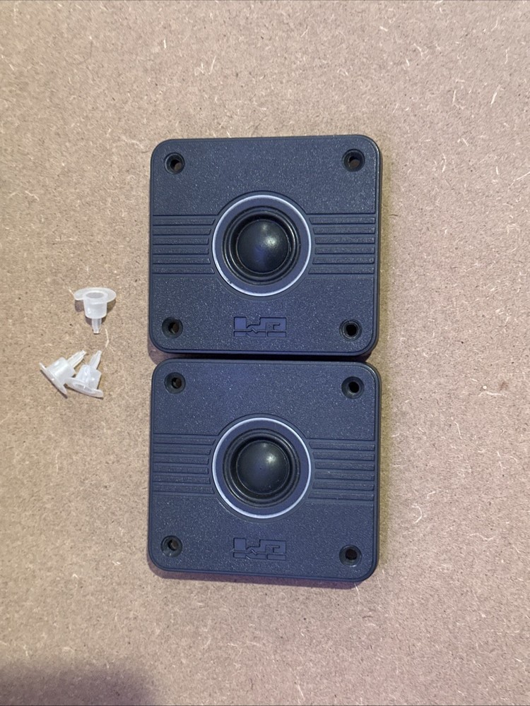 EPI Epicure Tweeters Speakers Pair For Time/Energy With Rectangular Tweeters.