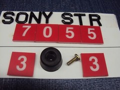 Sony STR 7055 Receiver Original Foot & Mounting Screw. Parting Out STR 7055
