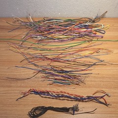 *OEM PARTS* PIONEER SX-1050 *HUGE LOT OF COLOR CODED WIRES*