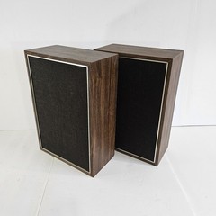 Vintage Hitachi SS-6230 Speakers Pair Wood Bookshelf Japan 8 Ohm Retro Audio MCM