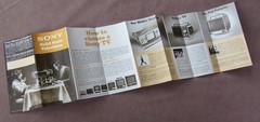 Vtg 1981 Sony Superscope Tape Recorders Microphones Cassette Decks Booklet