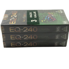Excel Australia EQ-240 VHS 3 pack Sealed new