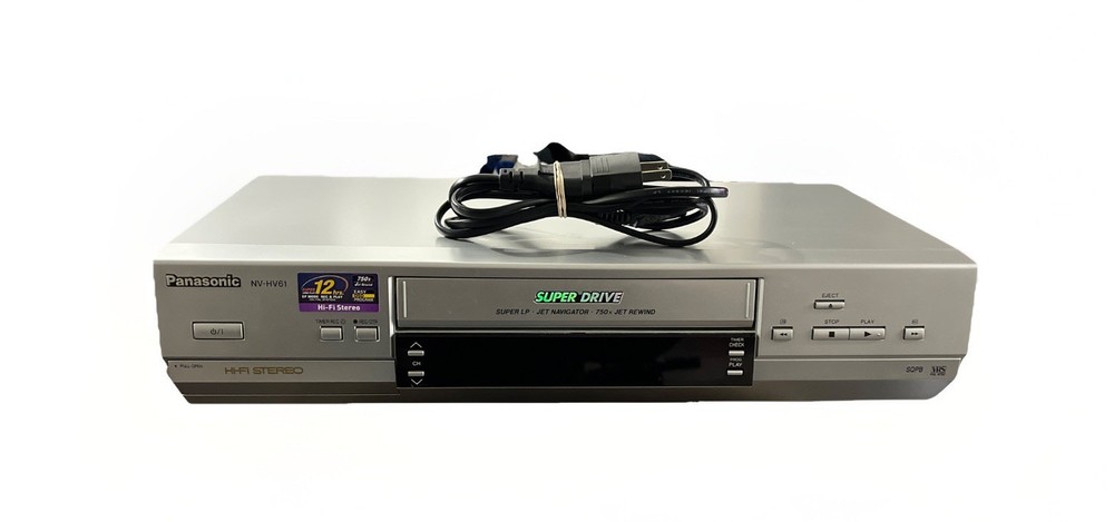 Panasonic Hi-Fi 6-Head Video Cassette Recorder NV-HV61 US Seller