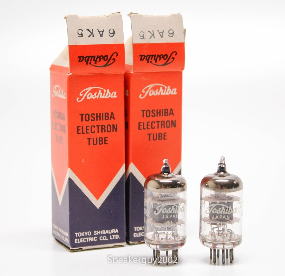 2 – Toshiba Shibaura 6AK5 Vacuum Tubes — RM1