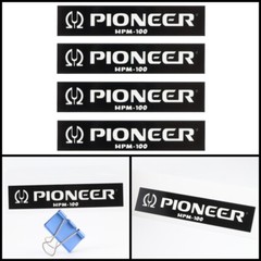 PIONEER HPM-100 logo badge Sticker Decal waterproof 128mm(5.03&Prime;)X26mm(1.02&Prime;)