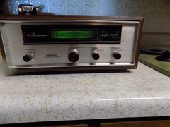 Vintage Pioneer SR-202W Reverberation Amplifier Stereo Reverb Amp Tested Working
