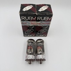 Ruby 6550A-STR Pair Power Vacuum Tubes PC 21 TC 2917 DSS-Matched