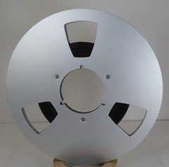 10.5&Prime; Aluminum Metal Reel To Reel 1/4&Prime; Magnetic Recording Tape – Used