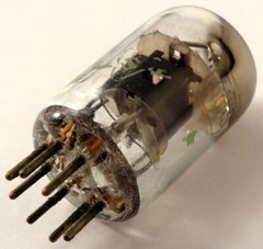 Vintage Sylvania 6AK5 Vacuum Tube, FC1 Tested, Strong