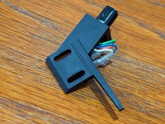 Turntable Parts – Straight Tone Arm Headshell w/ Wires