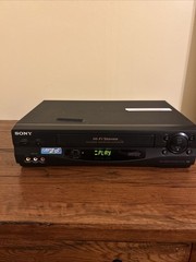 Sony SLV-N55 VCR 4 Head HiFi Stereo VHS Player, No Remote, For Parts Only