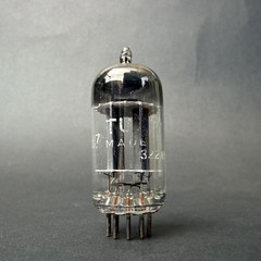 1960s 12AX7 ECC83 Tung-Sol Tube Gray Long Plate O Getter TV7 Test NOS TS7-6