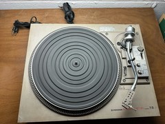 Pioneer PL-516 Turntable Record Player w/ Original Dust Cover Tested Works Read