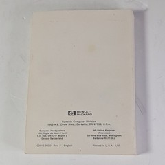 Vintage HP-15C Owner&rsquo;s Handbook User Manual February 1982 Edition