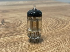 ONE TUNGSRAM ECC83 / 12AX7 SILVER PLATE DOUBLE TRIODES VACUUM AUDIO RADIO TUBE