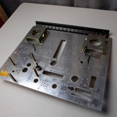 Otari MX5050 BII2 Reel to Reel – Front Deck Body Metal Plate Base Assembly