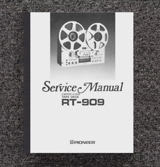 RT-909 Reel To Reel Tape Deck Owner&rsquo;s & Service Manual Fits Pioneer