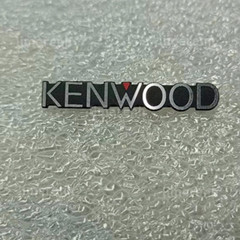 2 pieces KENWOOD speaker Logo Nameplate Badge Replacement Piece 33mm X 5mm