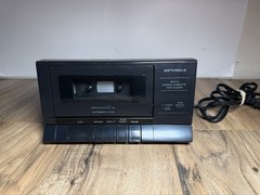 Optimus SCP-31 Stereo Cassette Tape Player Black Vintage Compact Tested Works