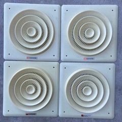 Lot Of 4 Vintage 1980s Dukane Lowell Plastic Speaker Grill Grille