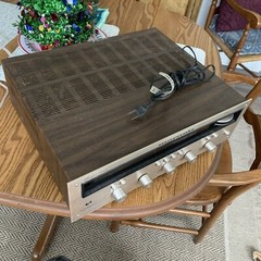 MARANTZ 2215 CHAMPAGNE ENGRAVED FACEPLATE . #622 on assembly Line.