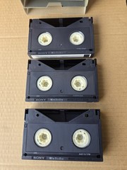 Sony Betamax « blank » Tapes « 1993 F1 Grand Prix GERMANY HUNGARY BELGIUM » « blanks »